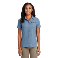 Port & Company - Ladies Short Sleeve Value Denim Shirt